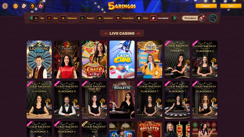 Thumbnail 5gringos live