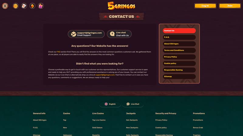 Thumbnail 5gringos support