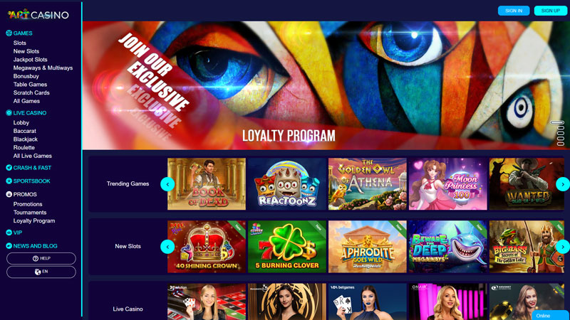 Thumbnail art-casino lobby