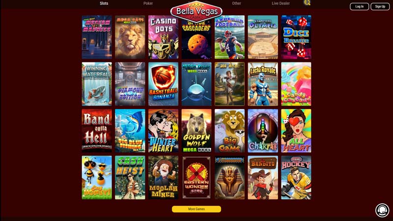 bella-vegas-casino slots screenshot