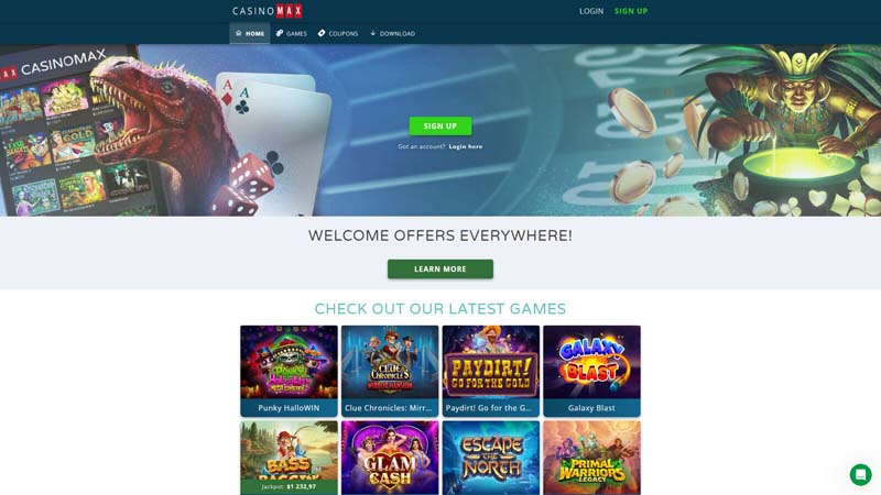 Thumbnail casinomax lobby