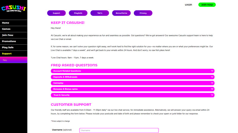 Thumbnail casushi support