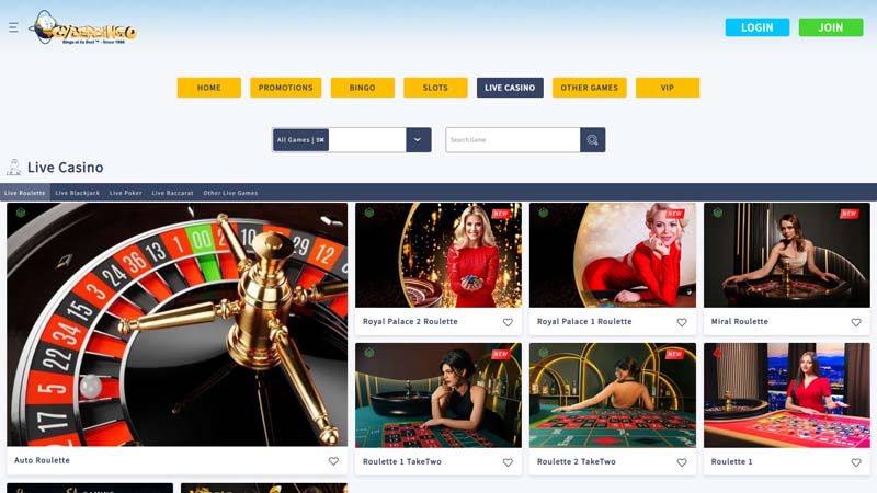Thumbnail cyberbingo-casino live