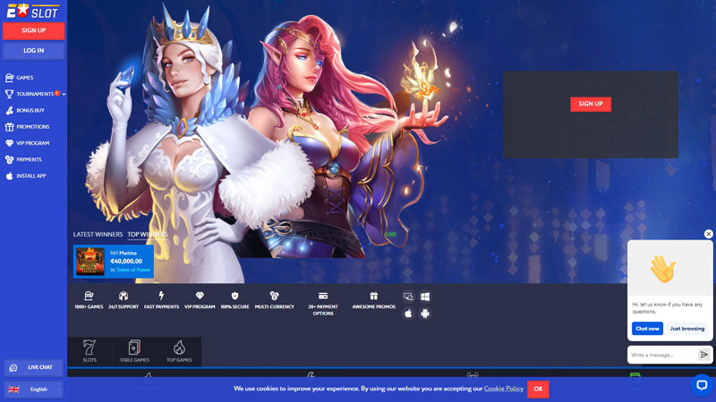 Thumbnail euslot-casino lobby