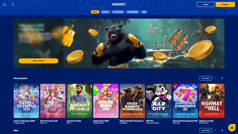 Thumbnail kodabet lobby