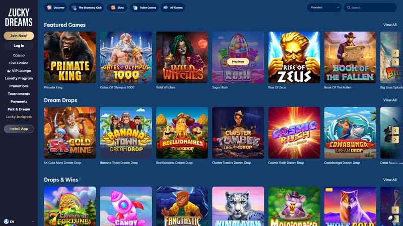 lucky-dreams slots screenshot