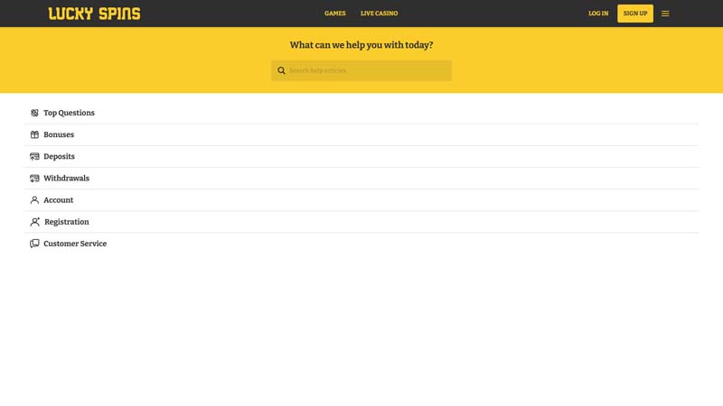 Thumbnail lucky-spins support