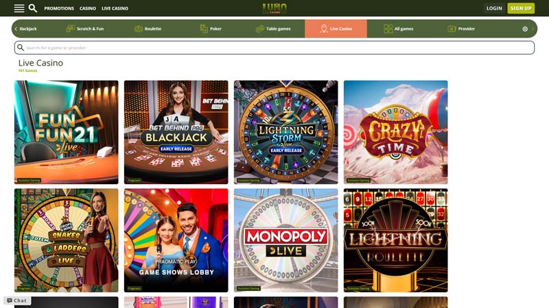 Thumbnail lumo-casino live