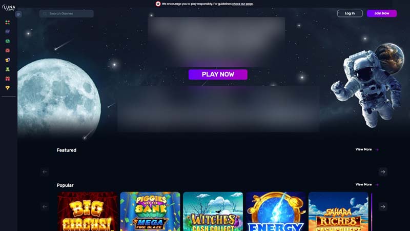 Thumbnail luna-casino lobby