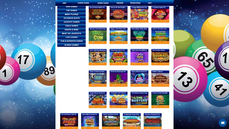 mainstage-bingo-casino slots screenshot