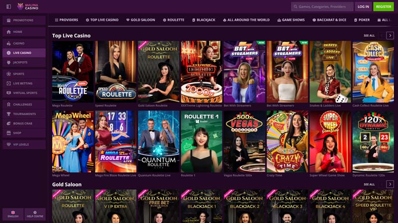 Thumbnail malina-casino live