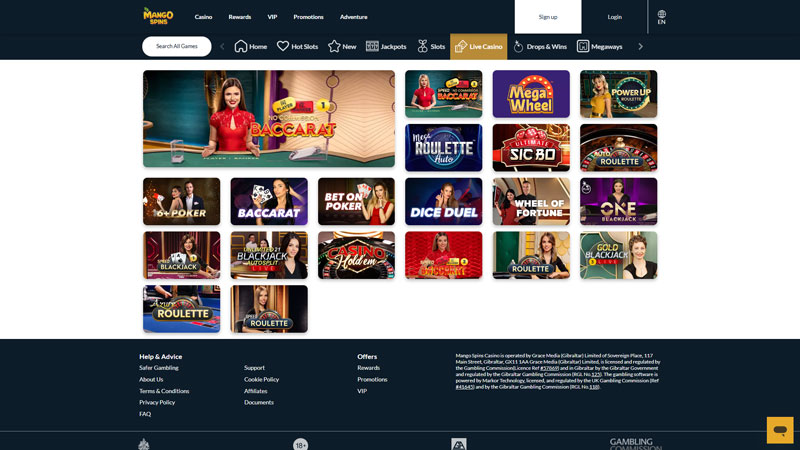 Thumbnail mango-spins live