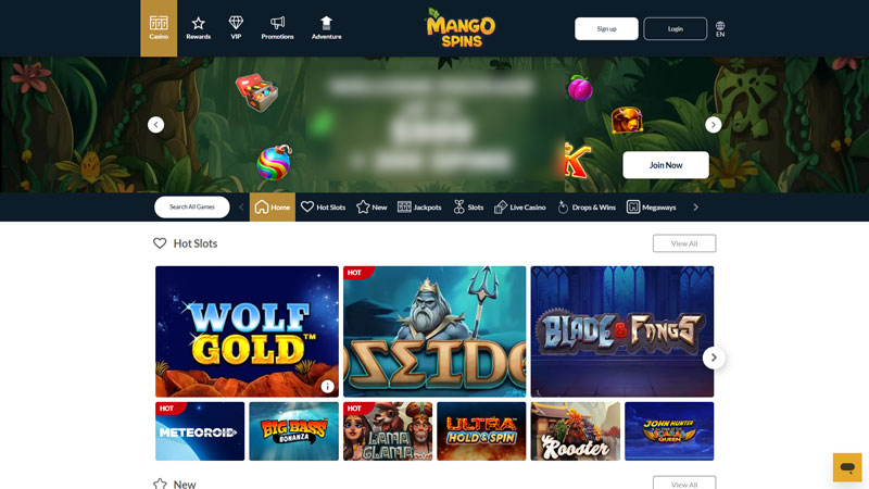 Thumbnail mango-spins lobby