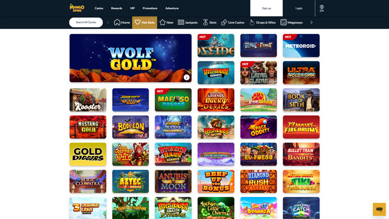 Thumbnail mango-spins slots