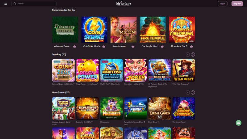 Thumbnail mrfortune slots