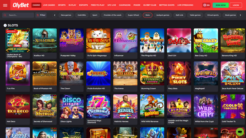 Thumbnail olybet slots