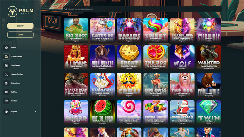 palm-casino slots screenshot