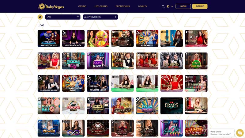 ruby-vegas live screenshot