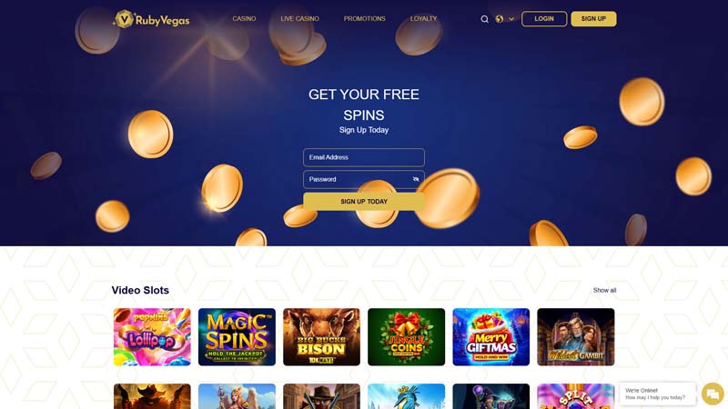 ruby-vegas lobby screenshot