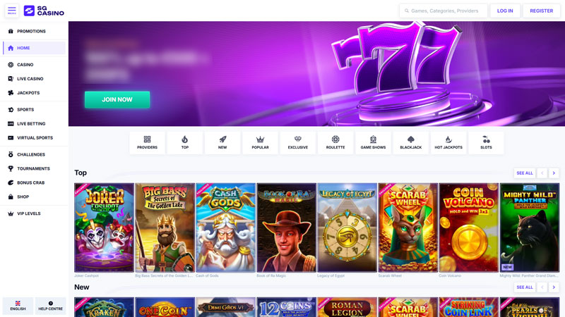 Thumbnail sgcasino lobby