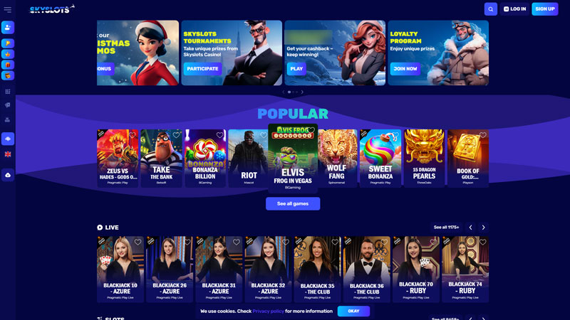 Thumbnail skyslots lobby