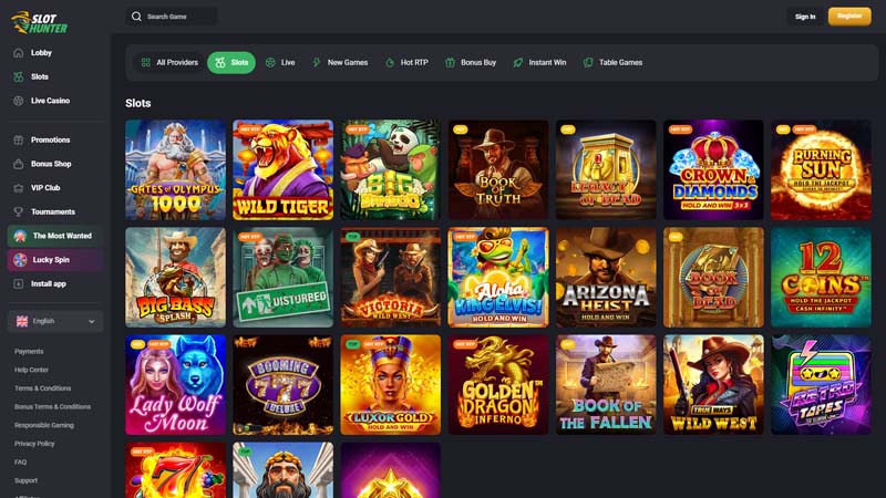 slot-hunter slots screenshot