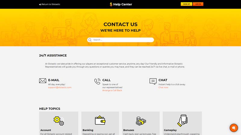 Thumbnail slotastic-casino support