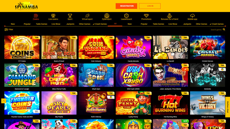 spinamba slots screenshot