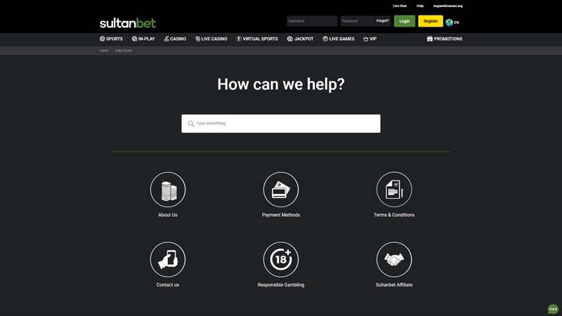 Thumbnail sultanbet support