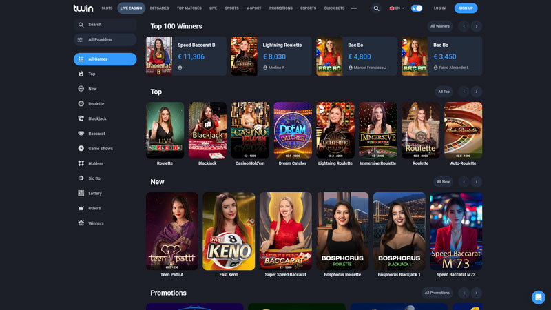 Thumbnail twin-casino live