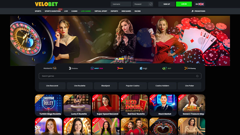 Thumbnail velobet live