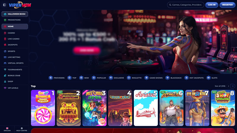 viperwin lobby screenshot