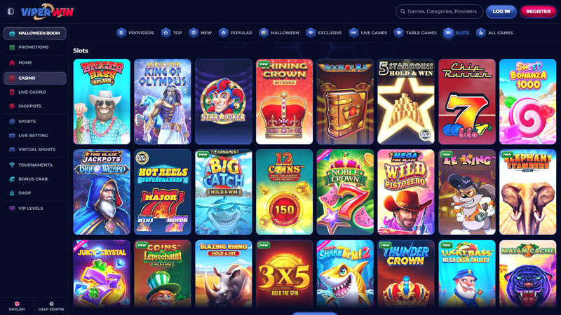 viperwin slots screenshot