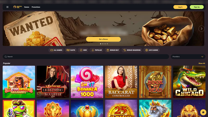 Thumbnail wanted-win lobby