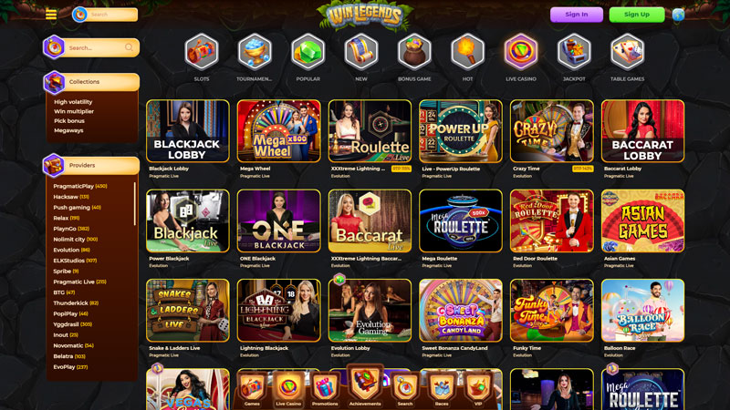 winlegends live screenshot